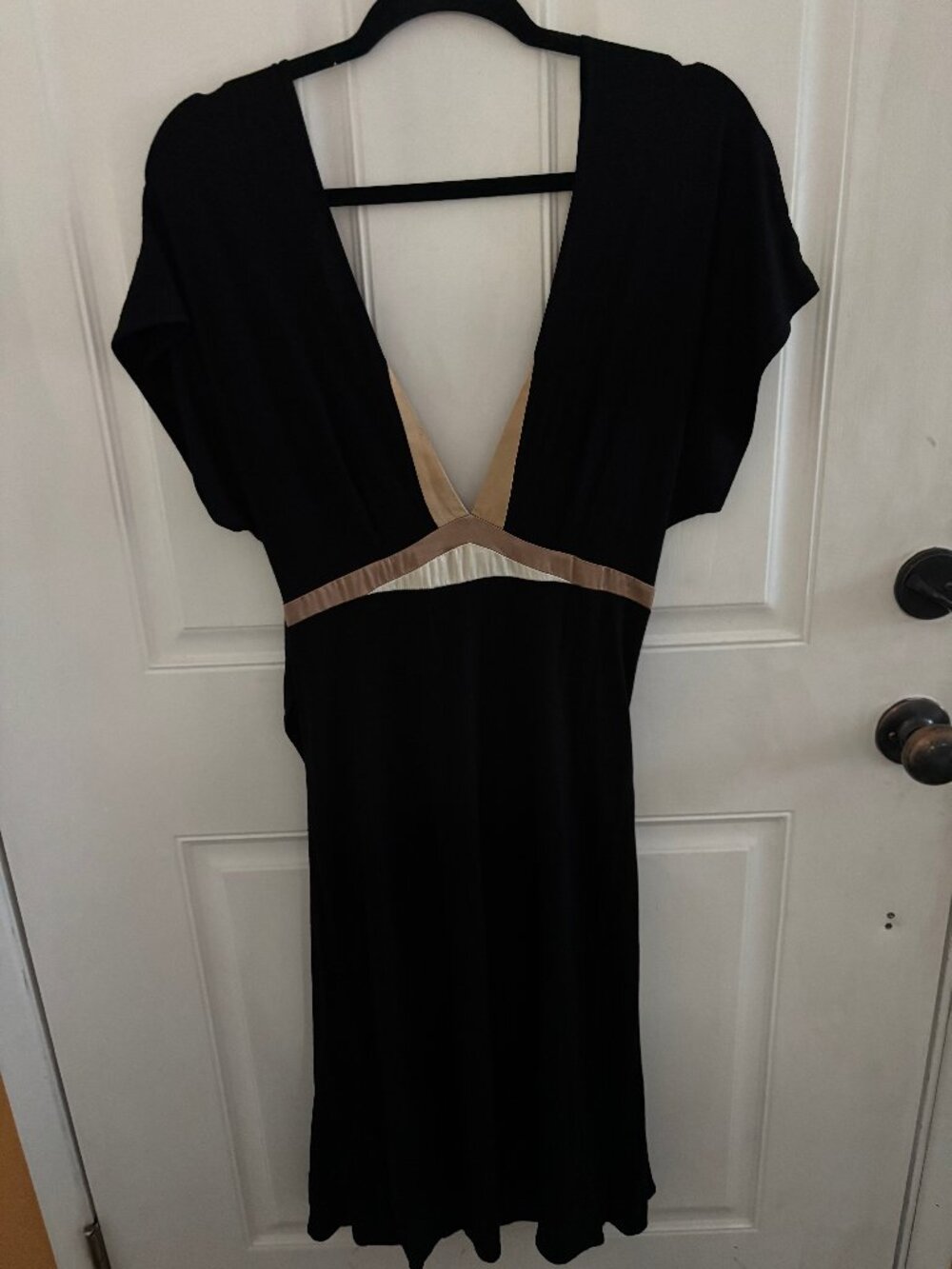 Vintage Arden B plung neck dress